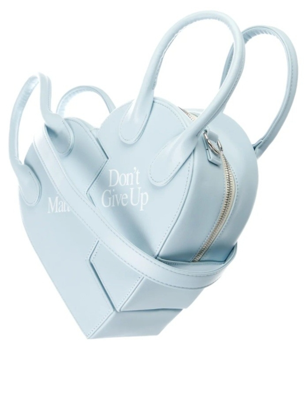 Praying X Gucci Vault Limited Edition Light Blue Heart-Shaped Crossbody Bags